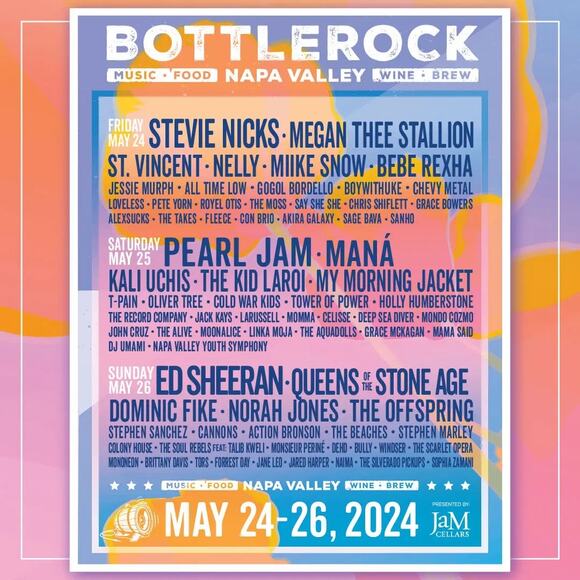 Bottlerock 2024 Music Festival Tee Size XXL New without Tag - Picture 6 of 6